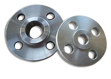 1 / 2 " Titanium Alloy Pipe Fittings Steel Flange ASTM B381 F2 SW RF 150LBS ASME B16.5