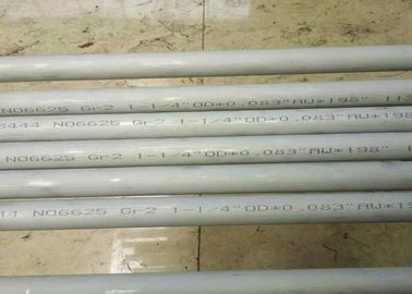 SCH 80 Seamless Nickel Alloy Pipe N06625 For Petroleum API / PED Approval