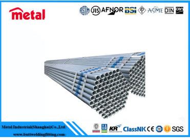 High / Low Pressure Galvanized Metal Tubing , Round Welding Galvanized Pipe