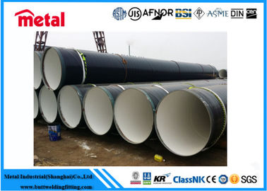 20 INCH X 11.91MM Green Coated Gas Pipe Hot Galvanized / 3LPE Surface Treatment