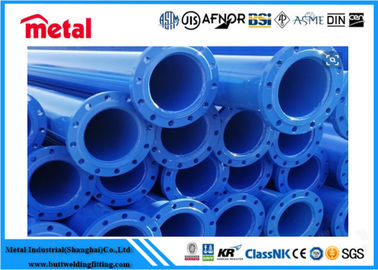 Hot Rolled Epoxy Lined Carbon Steel Pipe , Plastic Coated 12 Inch Sch 40 Pipe