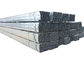 Hot Dipped Zinc Coated Steel Pipe , 6 '' SCH120 Q195 Galvanized Square Tubing