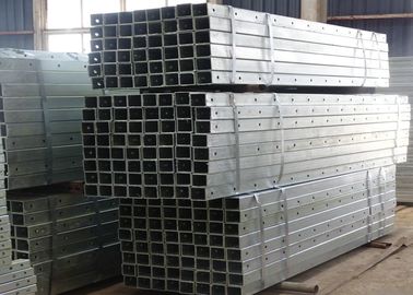 Hot Dipped Zinc Coated Steel Pipe , 6 '' SCH120 Q195 Galvanized Square Tubing