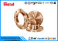 1 / 2 &quot; - 36 &quot; Copper Nickel Pipe Fittings Copper Pipe Flange High Destructive Turbulence