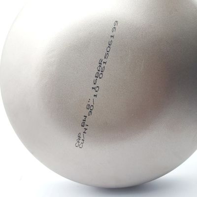 Copper Nickel Alloy Steel Pipe Fittings Forged Cap 8" Size 16 Bar Pressure