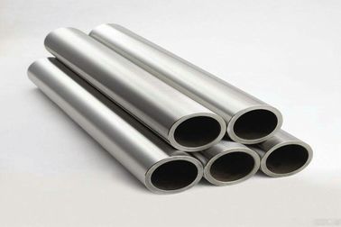 Metallurgy Nickle Alloy / Stainless Steel Seamless Pipe Silver Color For Gas