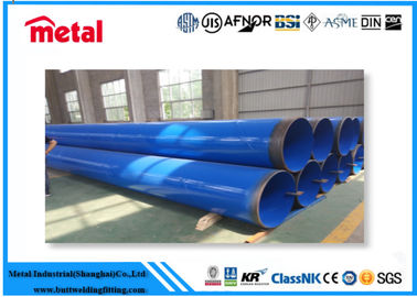 Concrete Coated Steel Pipe 21.3 - 660 Mm Outer Diameter Round Section Shape