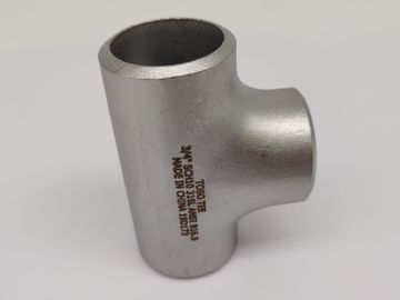 Customized Seamless Stainless Steel A403 Pipe Fittings Connection Equal Tee