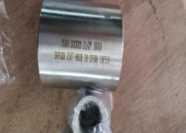 Socket Coupling Forged Steel Pipe Fittings UNS N04400 Alkaline Salt Resistance