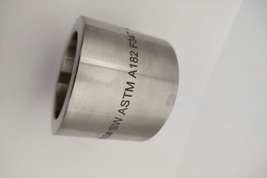 DN 40 3000 Lbs Forged Pipe Fittings 1-1/2&quot; Stainless Steel Coupling ASTM A182 F347