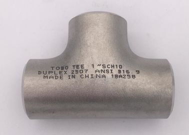 Super Duplex Equal Tee 1&quot; Sch10 BW Butt Welding Pipe