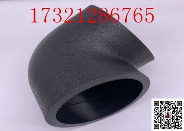 Abrasion Resistant High Density Polyethylene Pipe Fittings 90 Deg Elbow L20 Black Elbow Fittings HDPE