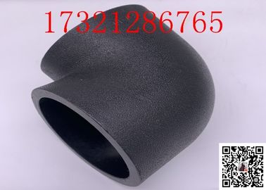 Abrasion Resistant High Density Polyethylene Pipe Fittings 90 Deg Elbow L20 Black Elbow Fittings HDPE