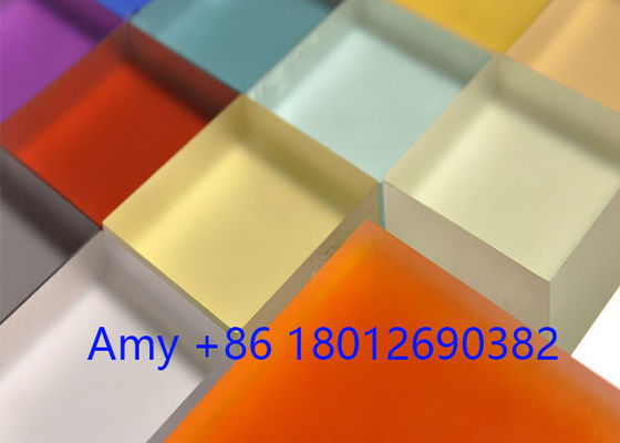 Colored Customized Size Plastic Board A3 Polished Perspex PMMA Lucite Plate Cast Clear Acrylic Sheet Transparent Sheet