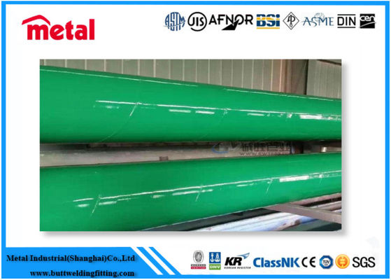 SCH80 API 5L X42 MS PSL2 Coated ERW Carbon Steel Pipe Plain Beveled