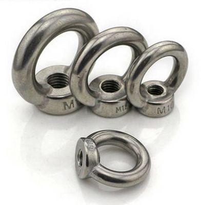 SS304 SS316 Marine Bow Lug Eye Nuts Hex Weld M6 Ring Nut
