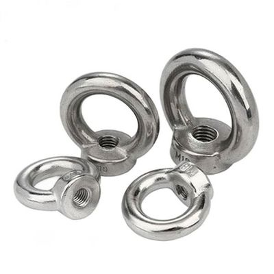 SS304 SS316 Marine Bow Lug Eye Nuts Hex Weld M6 Ring Nut