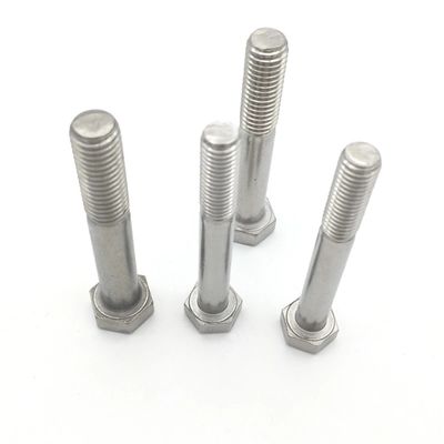 Factory price stainless steel 304 316 316L DIN 931 DIN 933 hex bolts and nuts/ Hex Bolt