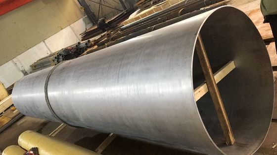 Cold Rolling ASTM A790 S32750 Duplex Steel Pipe 6M 50'' 12.5mm Welded Pipe