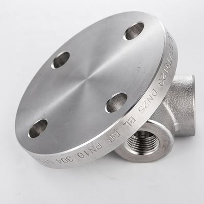 TP304 Stainless Steel ANSI B16.5 BL Flange For Pressure Vessel