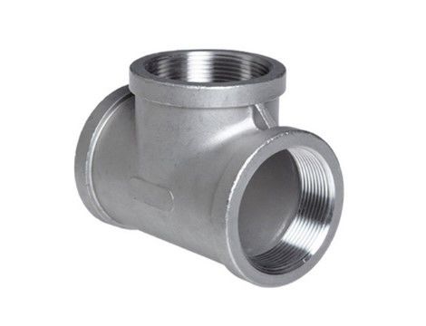 Incoloy 800 3/4&quot; Sch80 Female Alloy Steel Welded Pipe Fittings Reducing Tee