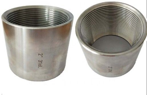 stainless steel NPT/DIN/BS thread female thread pipe nipple full /half coupling