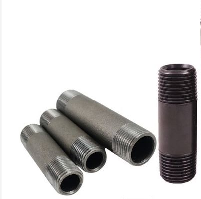 1/2&quot;-4&quot; Carbon steel hydraulic long nipples BSP NPT male thread galvanized steel long or short fittings male pipe nipple