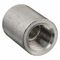 304 Stainless Steel Coupling, FNPT, 1/2 in Pipe Size - Pipe Threaded Coupling