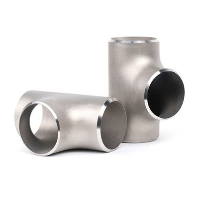 Customized Seamless Stainless Steel A403 Pipe Fittings Connection Equal Tee