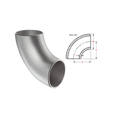 ASTM Customized 90 Degree Long Radius Titanium Alloy Butt Welded Elbow