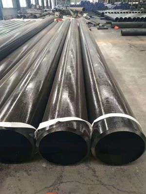 ASTM A252 construction hydraulic carbon spiral steel pipe API 5L x52 ssaw spiral welded steel pipe mill for oil and gas