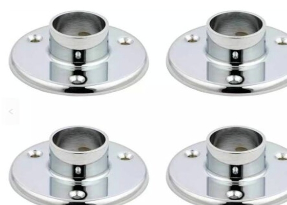 Stainless Steel Handrail Railing Fittings Round Tube Base Plate Wall Floor Flange