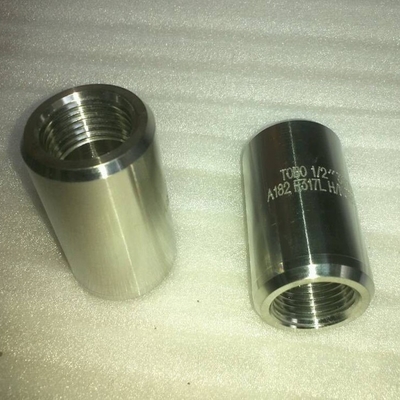 Casting Coupling Steel Cooper Pipe Fitting Coupling 1/2&quot; 3000# Female Threaded Connector Fittings