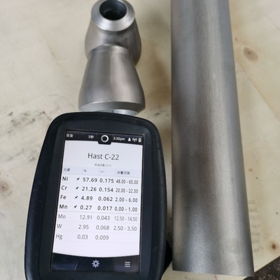 Concentric Reducer SMLS Pipe Fittings SB366 UNS N06022 C22 SCH160 Size 3"X 2"