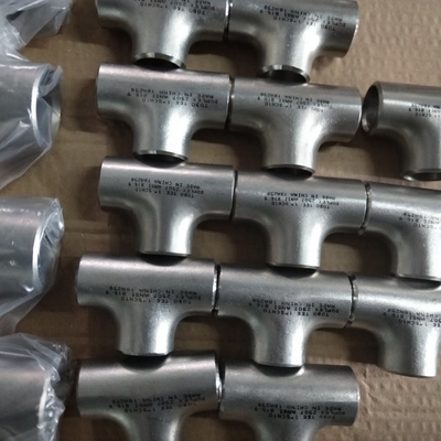 BW Butt Welding Pipe Equal Tee 1" Sch10  2507 Super Duplex Steel Tubing Equal Tee