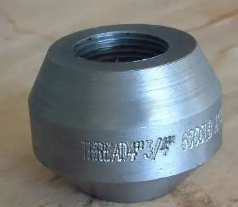 ANSI/ASME Stainless Steel Carbon Steel Threadolet Customizable Sizes & Material  Industrial Grade