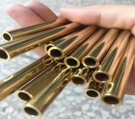 Brass tubes UNS C-27200 Red. 14,29 x 0,79mm Medium Hard  As per ASTM B-135 on 5,800mm bars