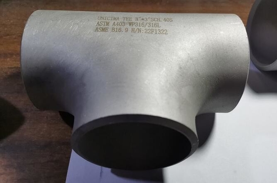 Seamless Butt Welding Straight Tee  22”*22”  SCH-40 Alloy 200  ASTM/UNS N02200