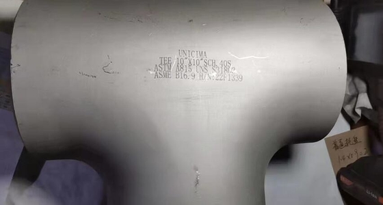 Seamless Butt Welding Straight Tee  24”*24”  SCH-80S Alloy 200  ASTM/UNS N02200