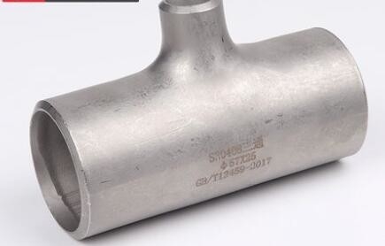 Stainless Steel Pipe Fittings SS304 SS316l 304 ASME B16.11 Butt Welding Forged Pipe Reducing Tee