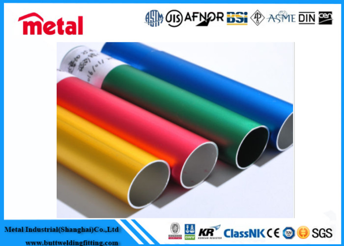 6061 T6 Aluminum Alloy Pipe ISO / RoHS / SGS Certification ANIS B36 19