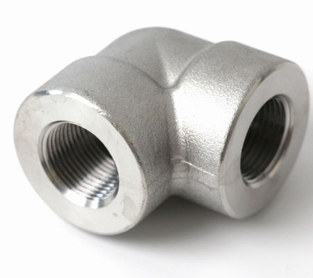 ASME B16.11 SW Stainless Steel Threaded 3000lb 6000 Forge Fitting High Pressure Pipe Tee Coupling Union Cross Elbow