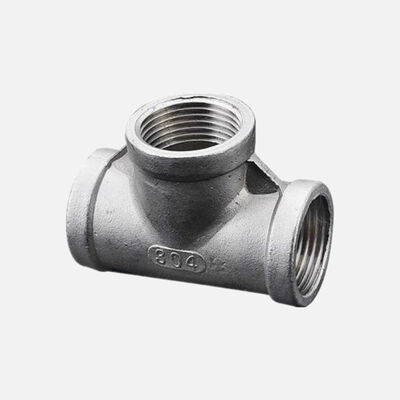 High-quality ASME B16.9/ASTM A403 WP316 304 SS Stainless Steel Thread Equal Diameter Tee