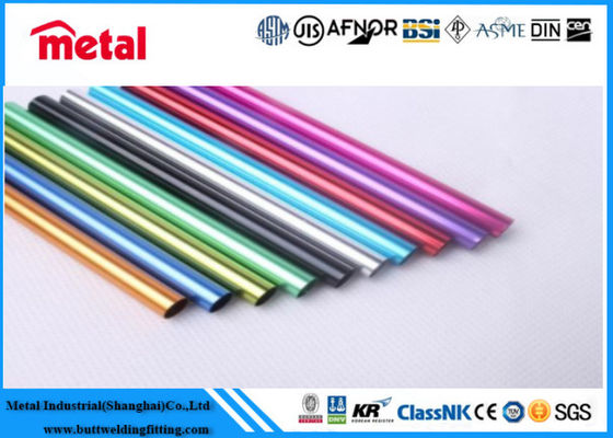 Color Anodized Metric Aluminum Tubing , Auto Parts Bending Aluminum Tubing