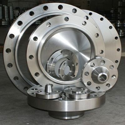 Standard Carbon Steel Flat Welding Flange SS With Neck Butt Welding Forging Alloy