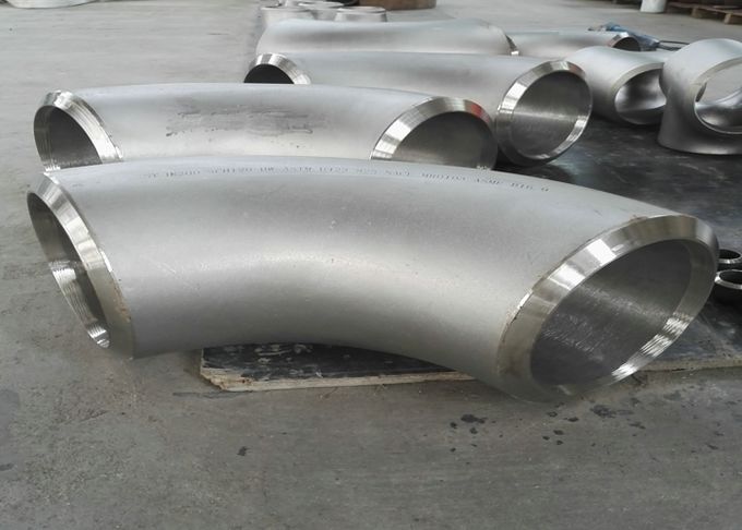 Nickel Alloy Steel Pipe Fittings Seamless 90° LR Elbow 1