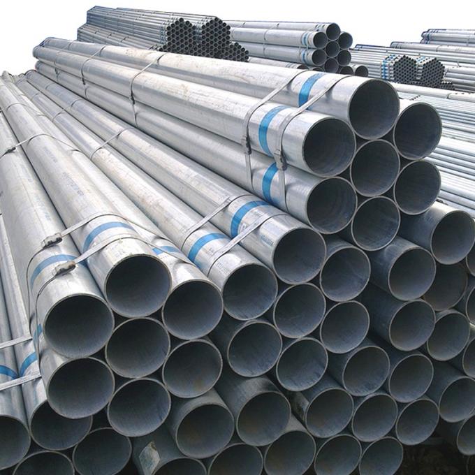 Galvanized Welded Steel Pipe ASTM DIN GB JIS Seamless Coated Pipe for Custom Length Services 4
