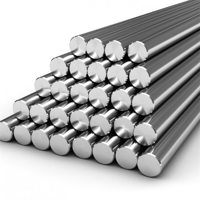 Silver Cold Rolled Steel Alloy Round Rod Annealed 170-207 Hardness ASTM GB JIS Standard 0