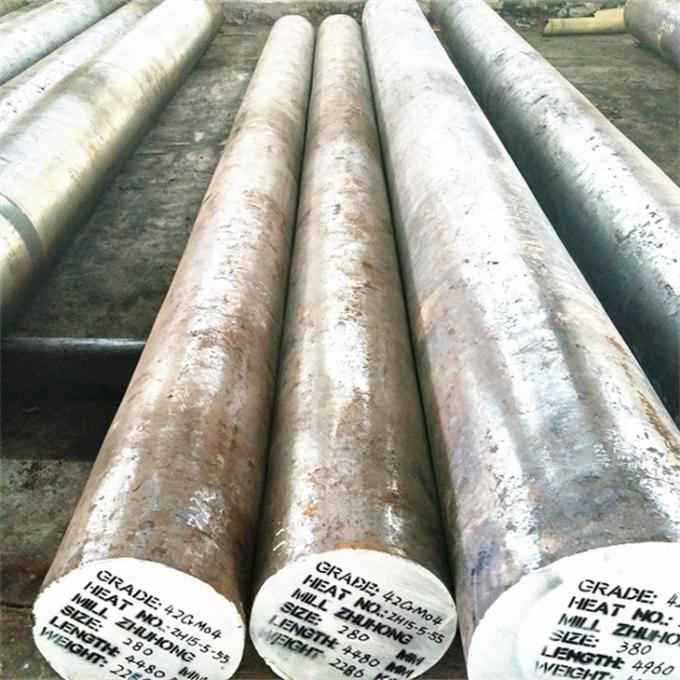 Silver Cold Rolled Steel Alloy Round Rod Annealed 170-207 Hardness ASTM GB JIS Standard 2