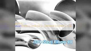 304 Stainless Steel Elbow 90 Deg BW Fitting
